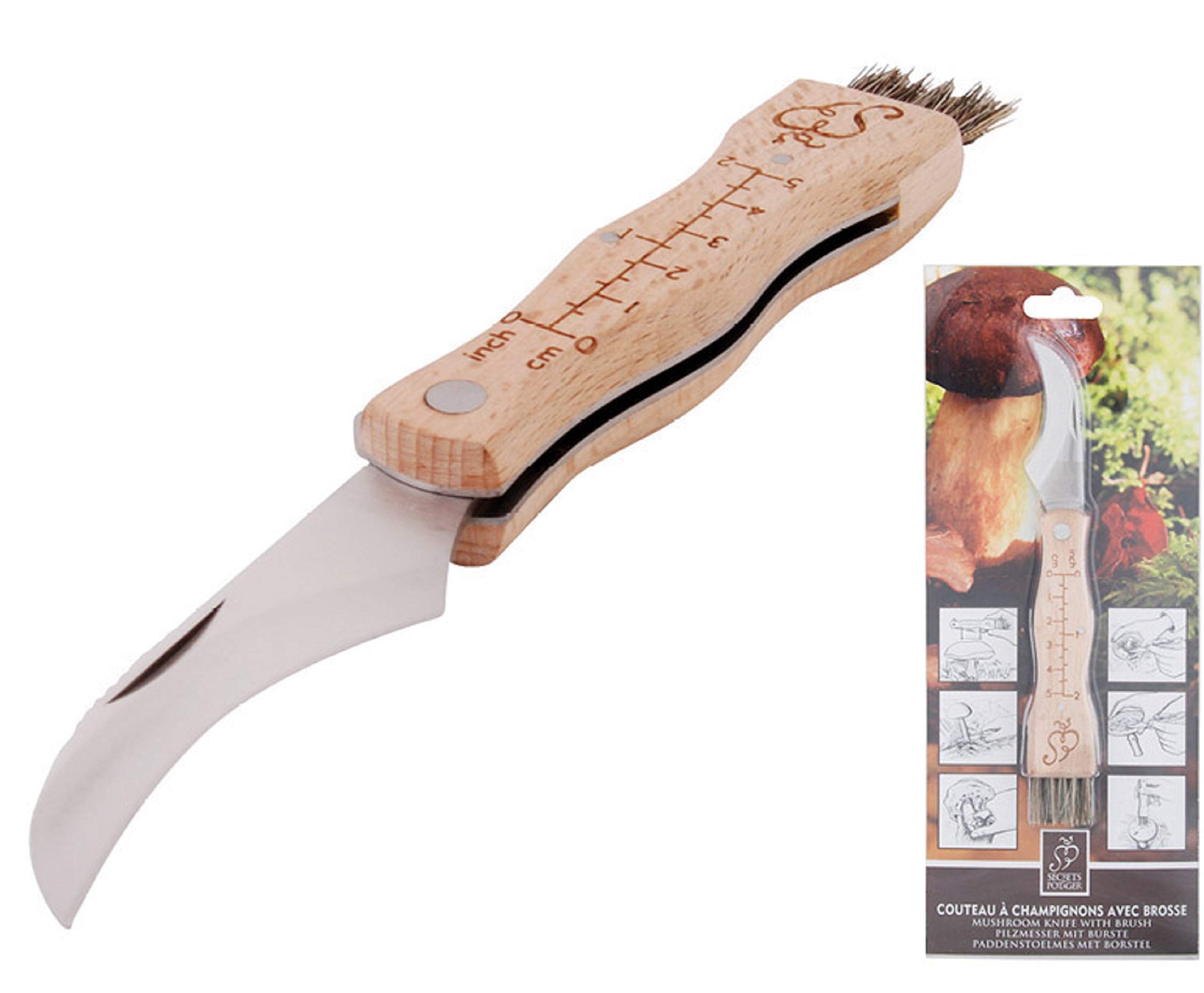 Couteau A Champignon Special Mycologique 15cm Avec Etui