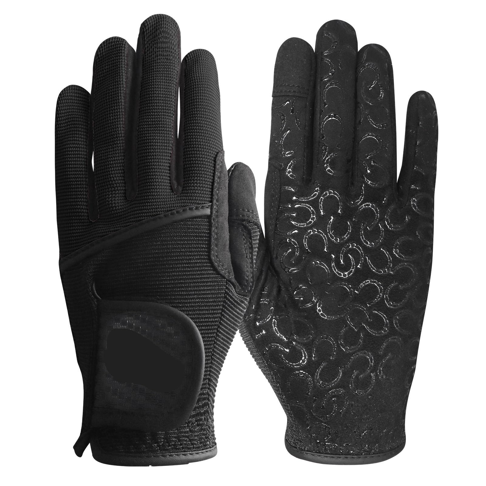 Guantes De Equitación Guantes de equitación for Mujer, de Malla, Transpirables, Ligeros, Guantes de Agarre cómodos para Un Mejor Agarre