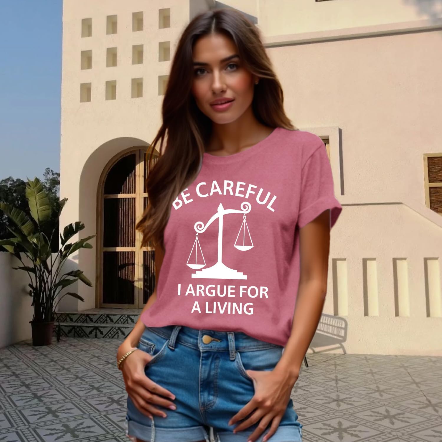 Lawyer Shirts for Women Attorney Tshirt Law Advocate Tee Tops - Image 4