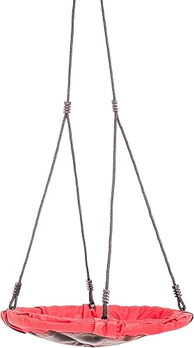 Jack and June Jack & June - Juego de columpio redondo rojo de 24 pulgadas de diámetro, con cuatro cuerdas, soporta hasta 300 libras. Jack and June Jack & June - Juego de columpio redondo rojo de 24 pulgadas de diámetro, con cuatro cuerdas, soporta hasta 300 libras.