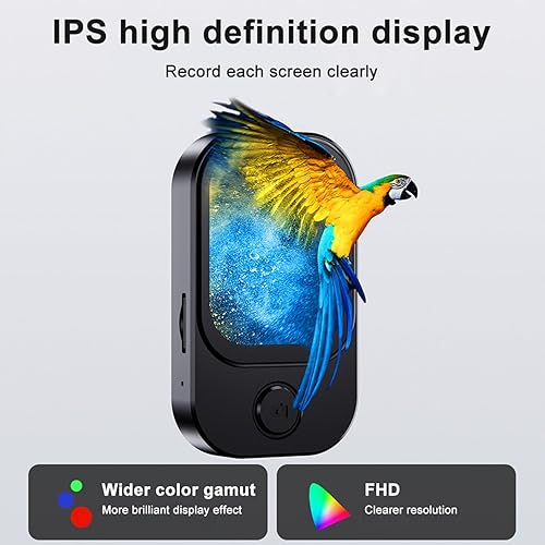 Miniatura 4 de PUSOKEI Reproductor de MP3, pantalla táctil de 2.01 pulgadas, reproductor de música de video HD 720P con cámara de alta fidelidad para video