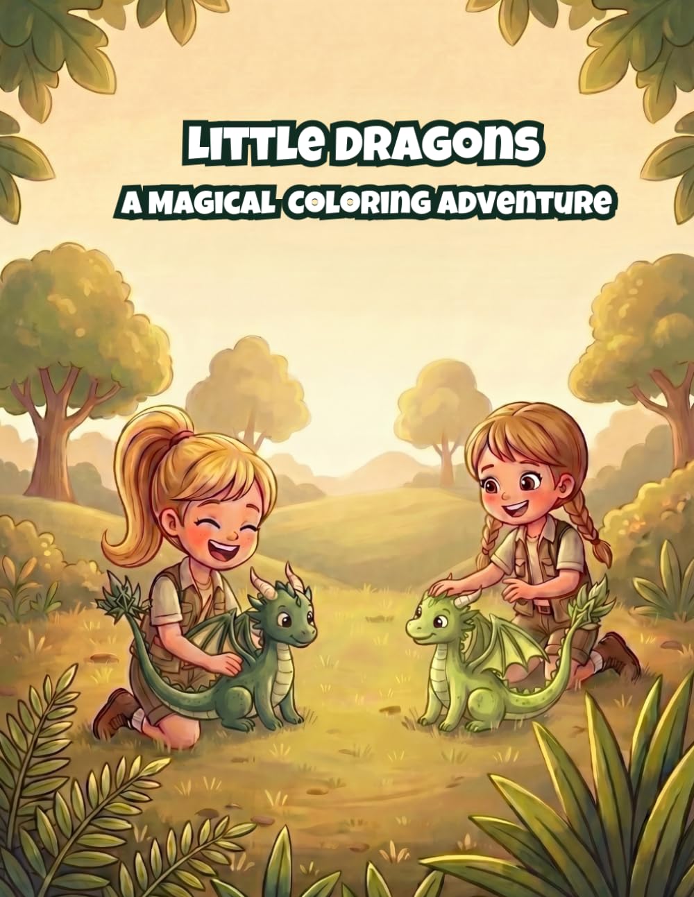 Little Dragons: A Magical Coloring Adventure (Baby Animal Adventures Collection)
