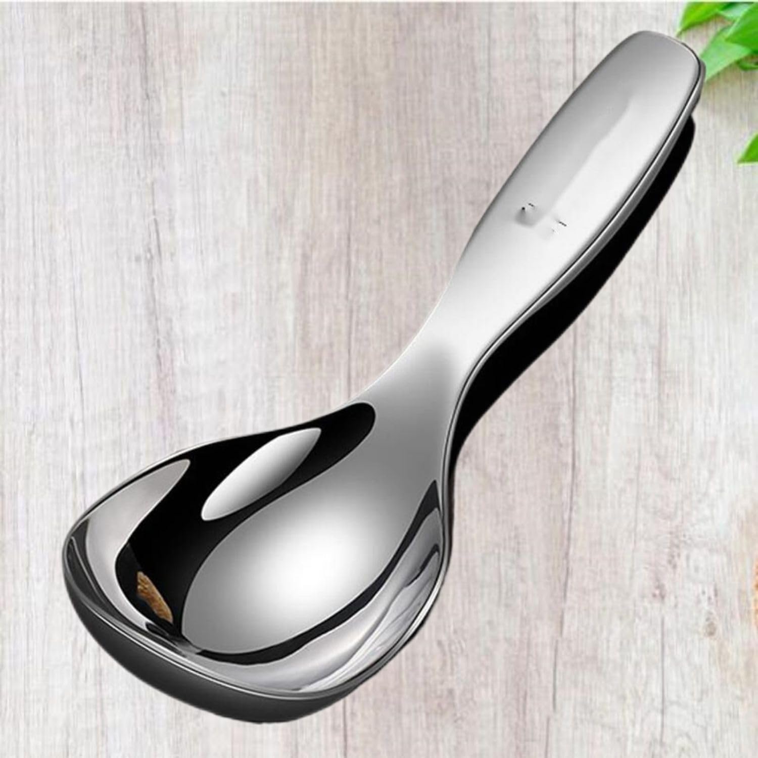 Amazon.com: 304不锈钢饭勺汤勺大号盛饭勺子Stainless Steel Long