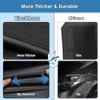 Vista 7 de Bolsa de transporte y cubierta para parrilla de mesa Blackstone de 22 pulgadas con capucha, para Pit BOSS PB336GS Camp Chef, para parrillas Royal