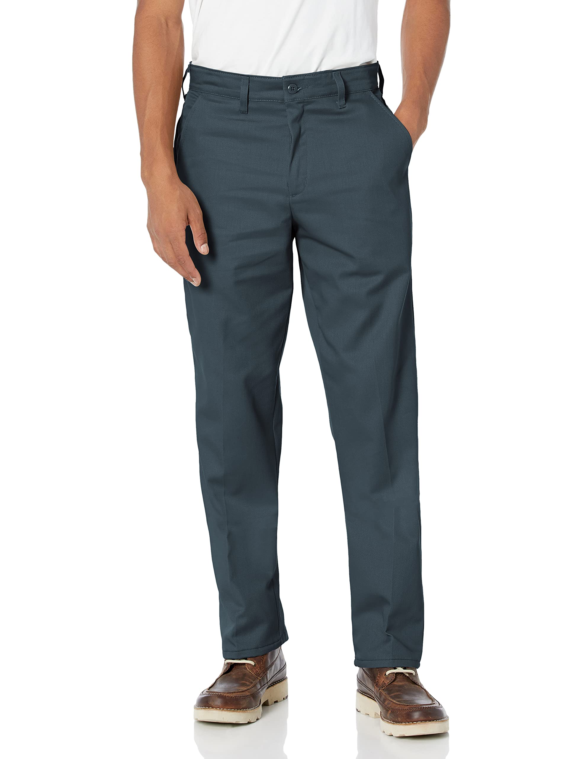 Red Kap Men's Wrinkle-Resistant Cotton Work Pant, Spruce Green, 36x30