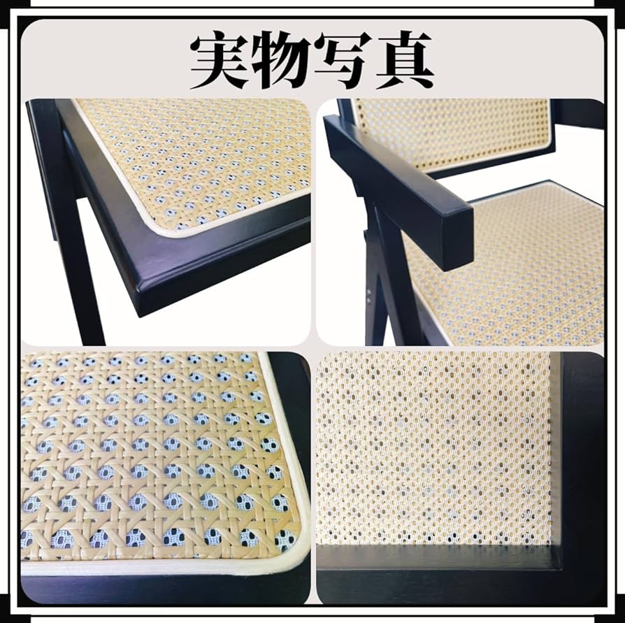 訳あり品　写真をご確認 木製アーム付きラタンチェア SF23-③ 訳あり品 写真をご確認 木製アーム付きラタンチェア SF23-③