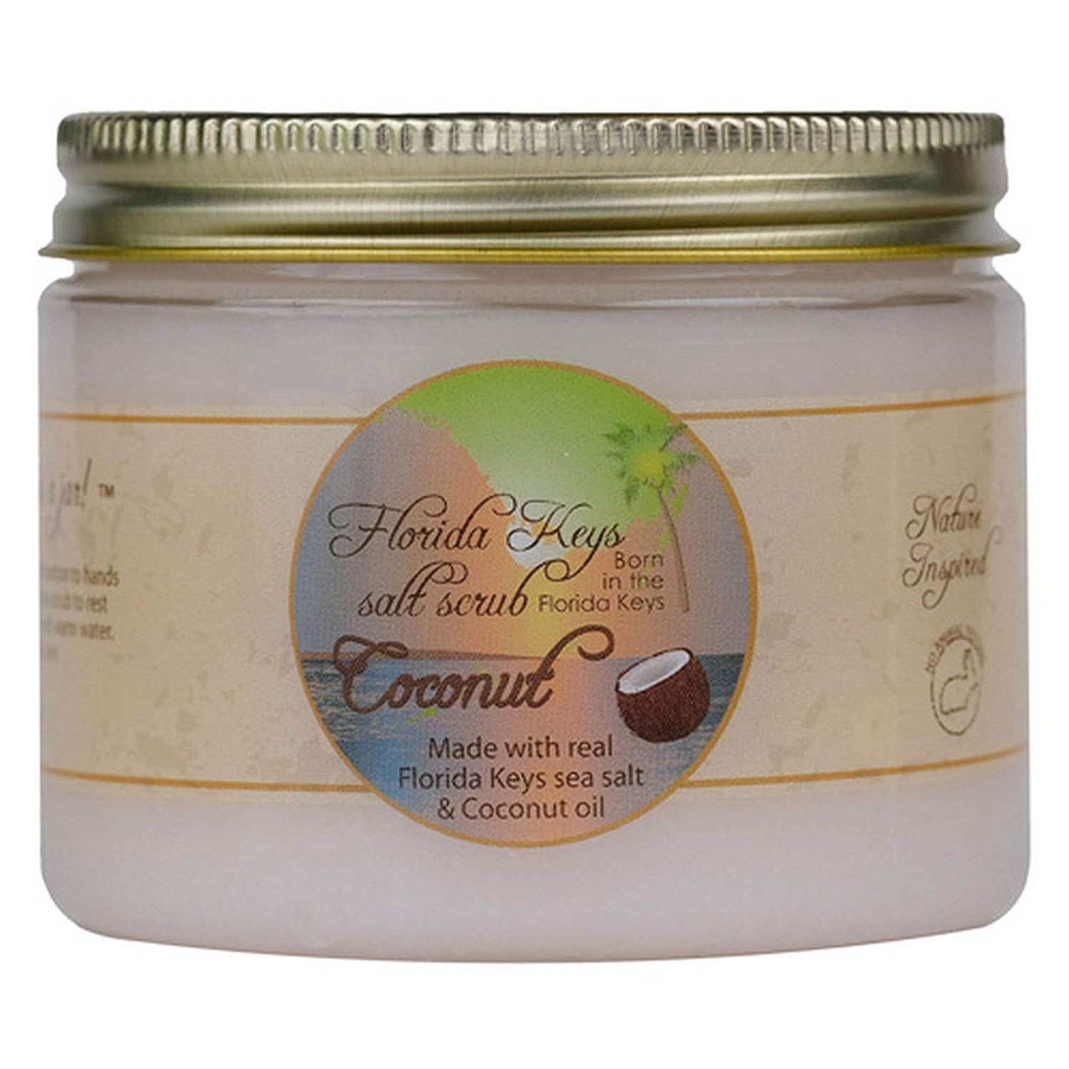 Florida Salt Scrubs, Florida Keys Salt Scrub, 8.5 Ounce, Coconut