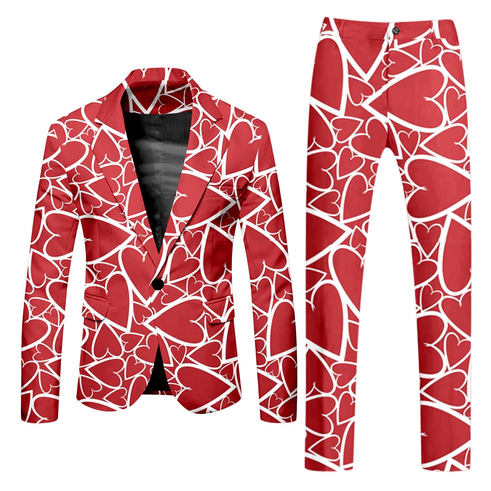 Générique Set da uomo in cotone 2 pezzi tuta da jogging top pantaloni sportivi abbigliamento per il tempo libero per weekend viaggio e uso quotidiano A45