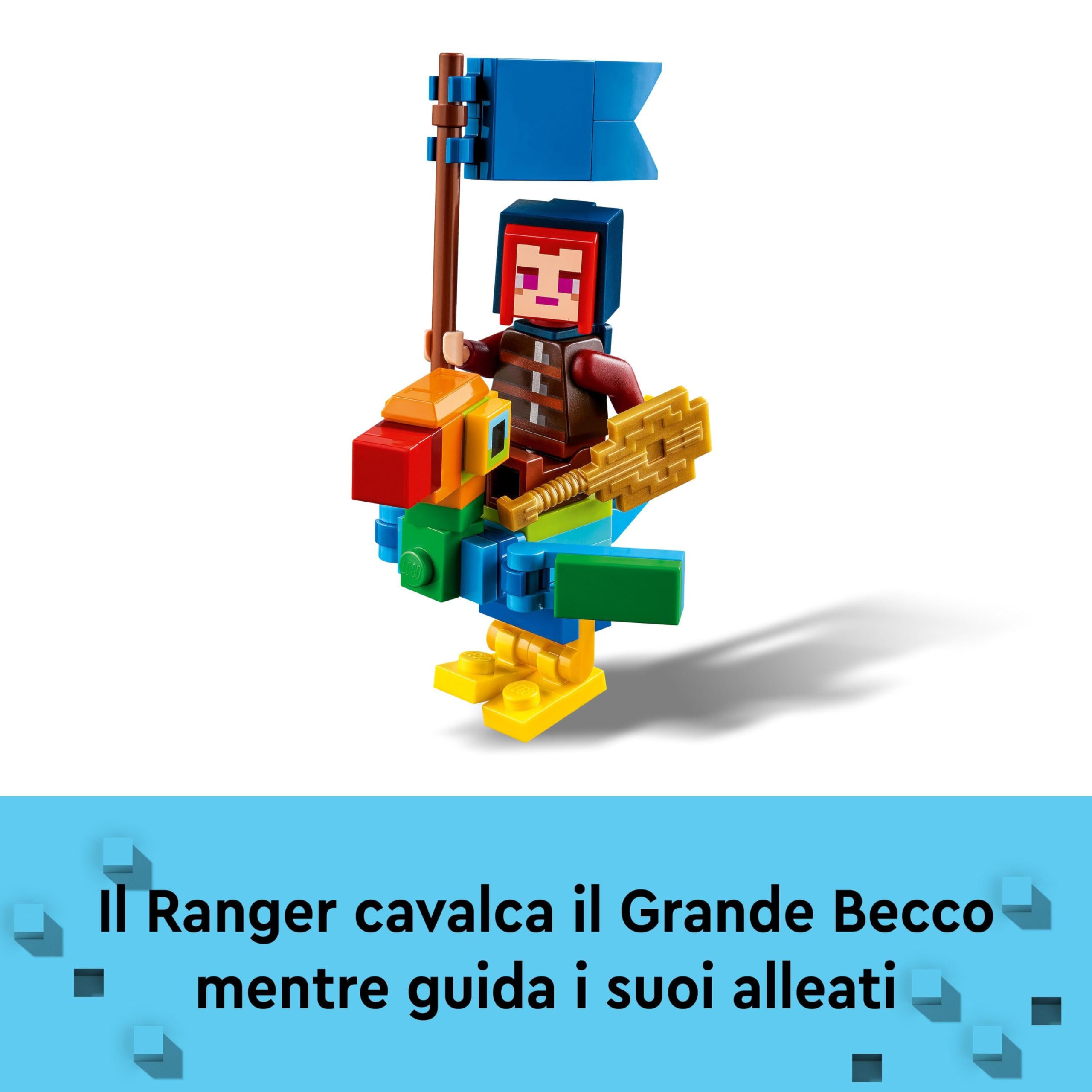 LEGO Minecraft Legends Resa dei Conti con il Divoratore, Set di Giochi per Bambini e Bambine da 8 Anni in su con Personaggi Popolari e Figure di Eroi, Giocattolo d'Azione, Regalo per i Fan 21257
