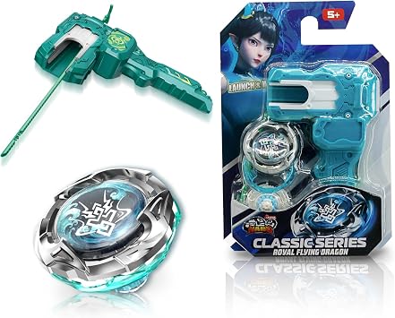 Infinity Nado S7 Rack Launcher Attack Top Set Metal, Green, Ages 5+