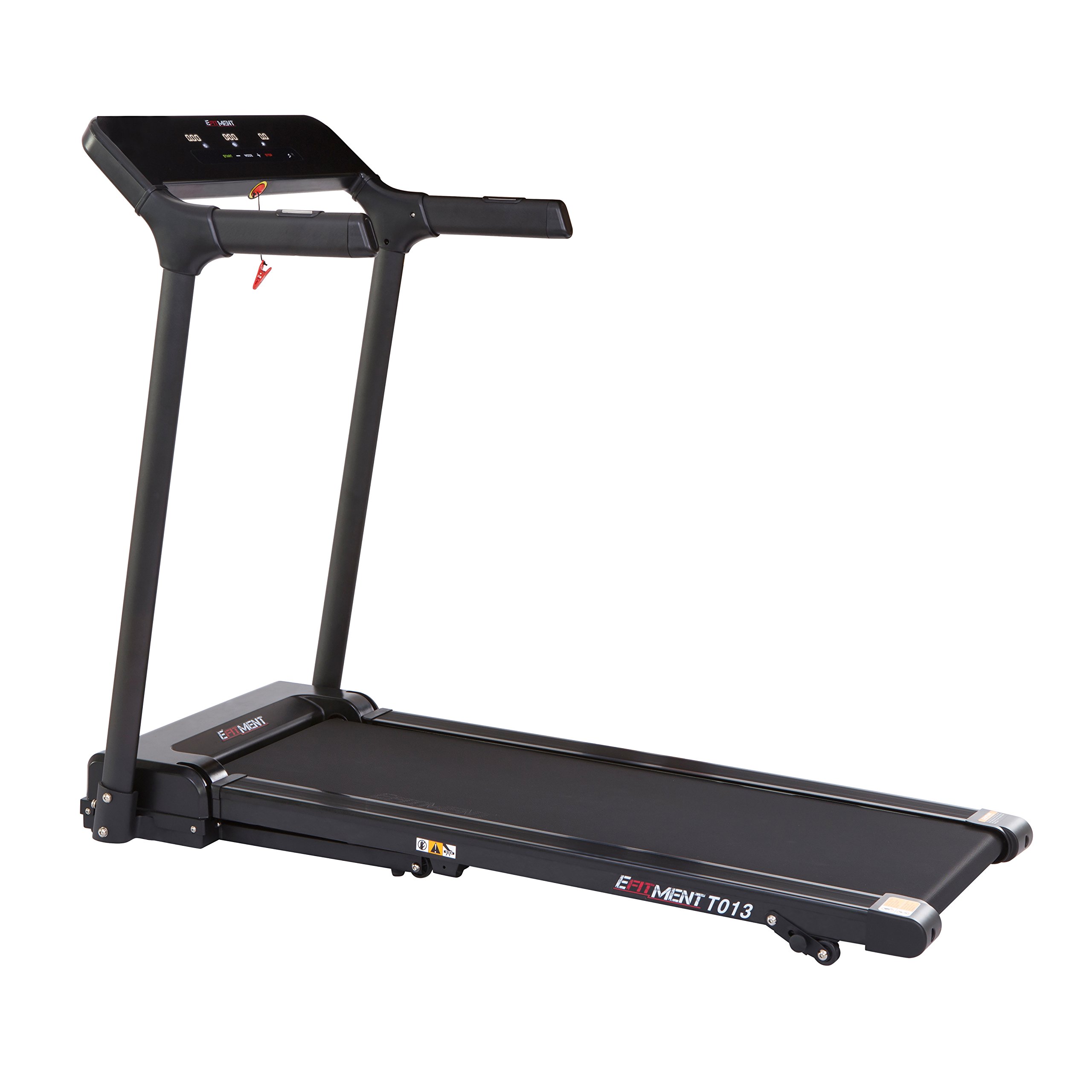 EFITMENT Slimline Motorized Treadmill with Bluetooth, Folding and Incline for Running