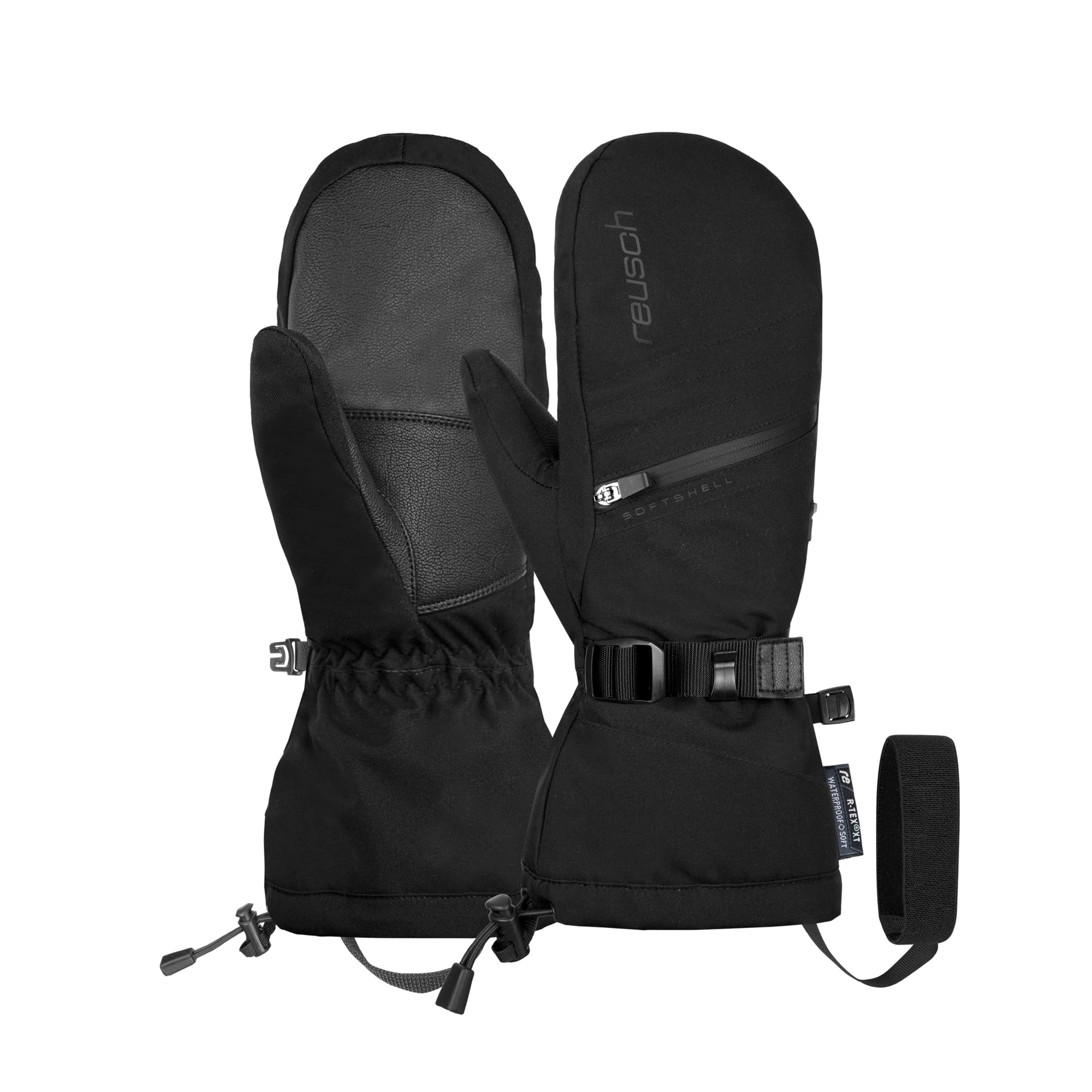 Reusch Demi R-TEX® XT Mitten Winddichte, wasserdichte, atmungsaktive und warme Fausthandschuhe Winterhandschuhe Schneehandschuhe Skihandschuhe für Damen mit Heizkissentaschen