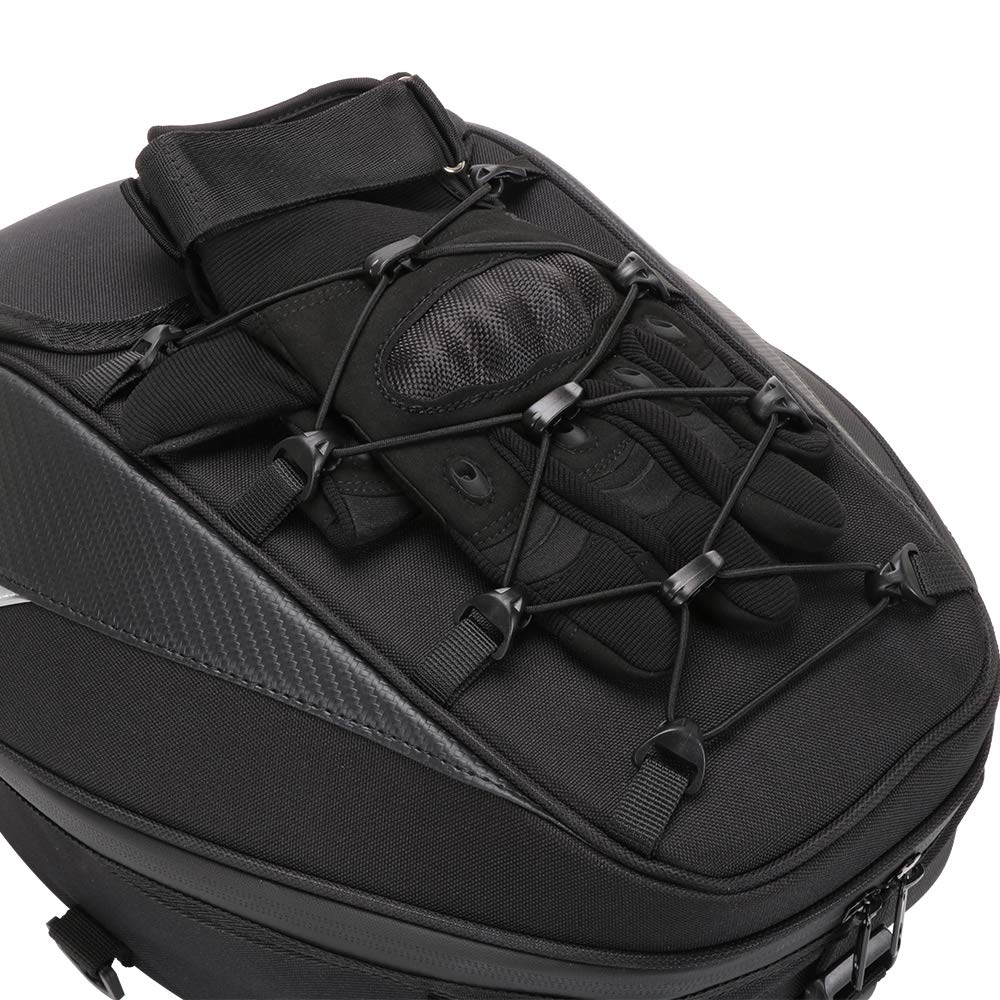 Mochila para Casco de Motocicleta, portátil, Impermeable, de Gran Capacidad, Carcasa rígida de Fibra de Carbono, Ligera, para Viajes