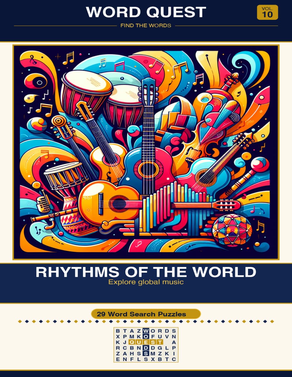 WORD QUEST Vol. 10: Rhythms of the World: Explore global music