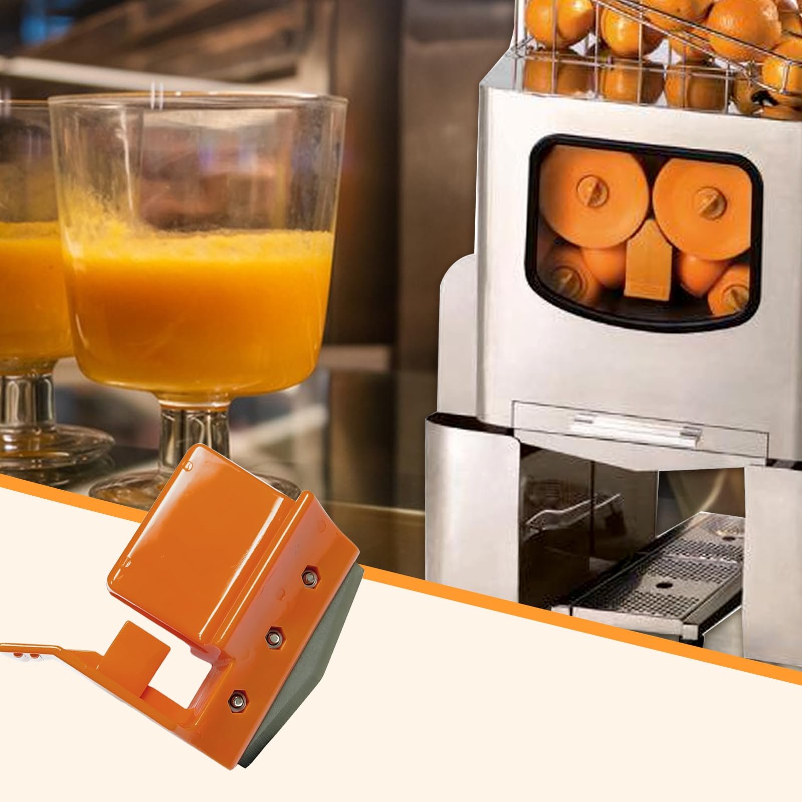 JOJOCY Pezzi di ricambio arancio elettrici degli spremiagrumi, coltello arancio degli spremiagrumi della lama arancio della parte di