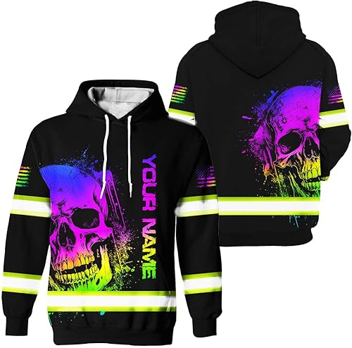STYLE HIVIS Camisa de calavera de color de alta visibilidad para hombres y mujeres, camisas de seguridad, ropa de trabajo para corredor, trabajador,