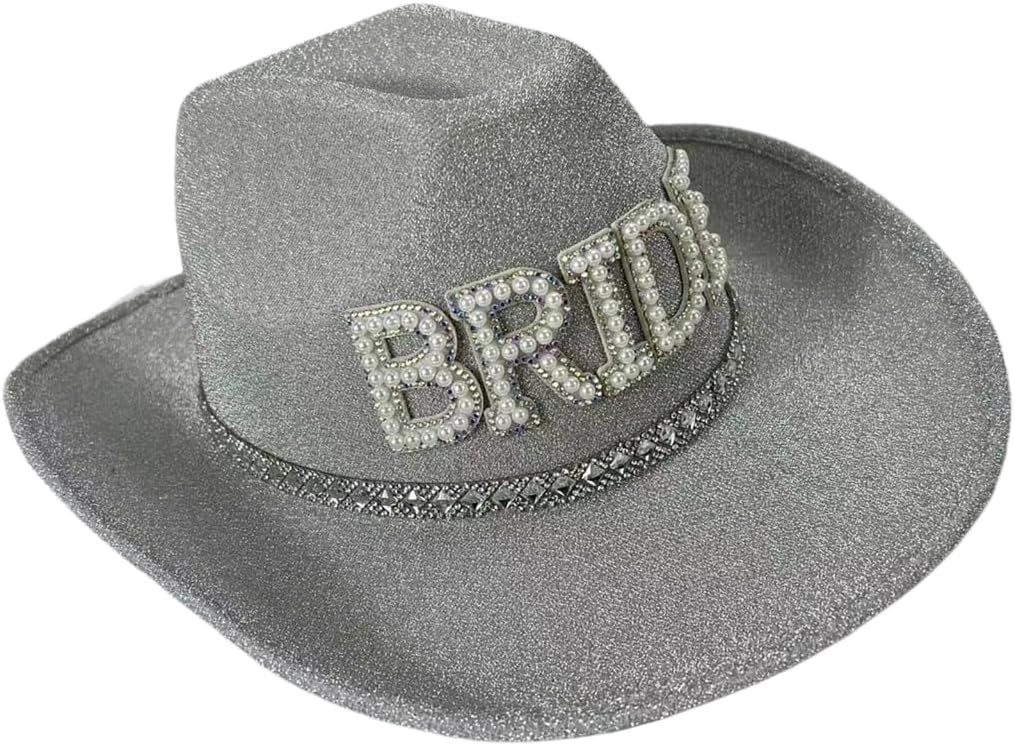 Handmade Glitter Bride Hat Encrusted Rhinestones for Wedding Bride Costume