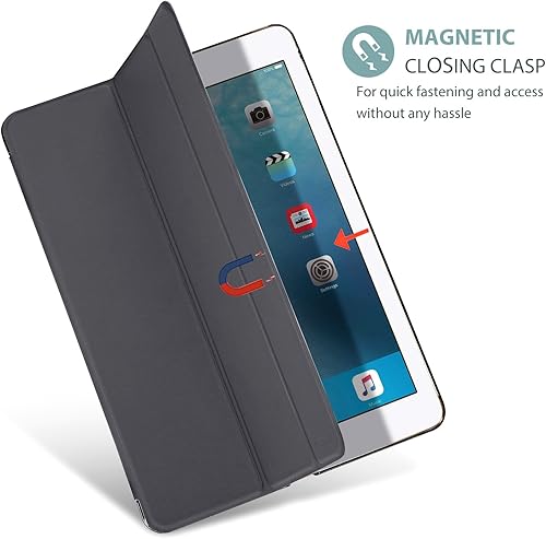 Miniatura 8 de ProCase Funda Inteligente para iPad Air de 10.5" 3 Generación 2019  iPad Pro 2017, Funda Delgada con Soporte y Parte Trasera Translúcida Esmerilada