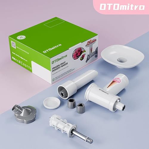 Miniatura 7 de Accesorio para hacer helados naturales para batidora de pie de ayuda de cocina, máquina de postres congelados, máquina de sorbete de frutas, máquina