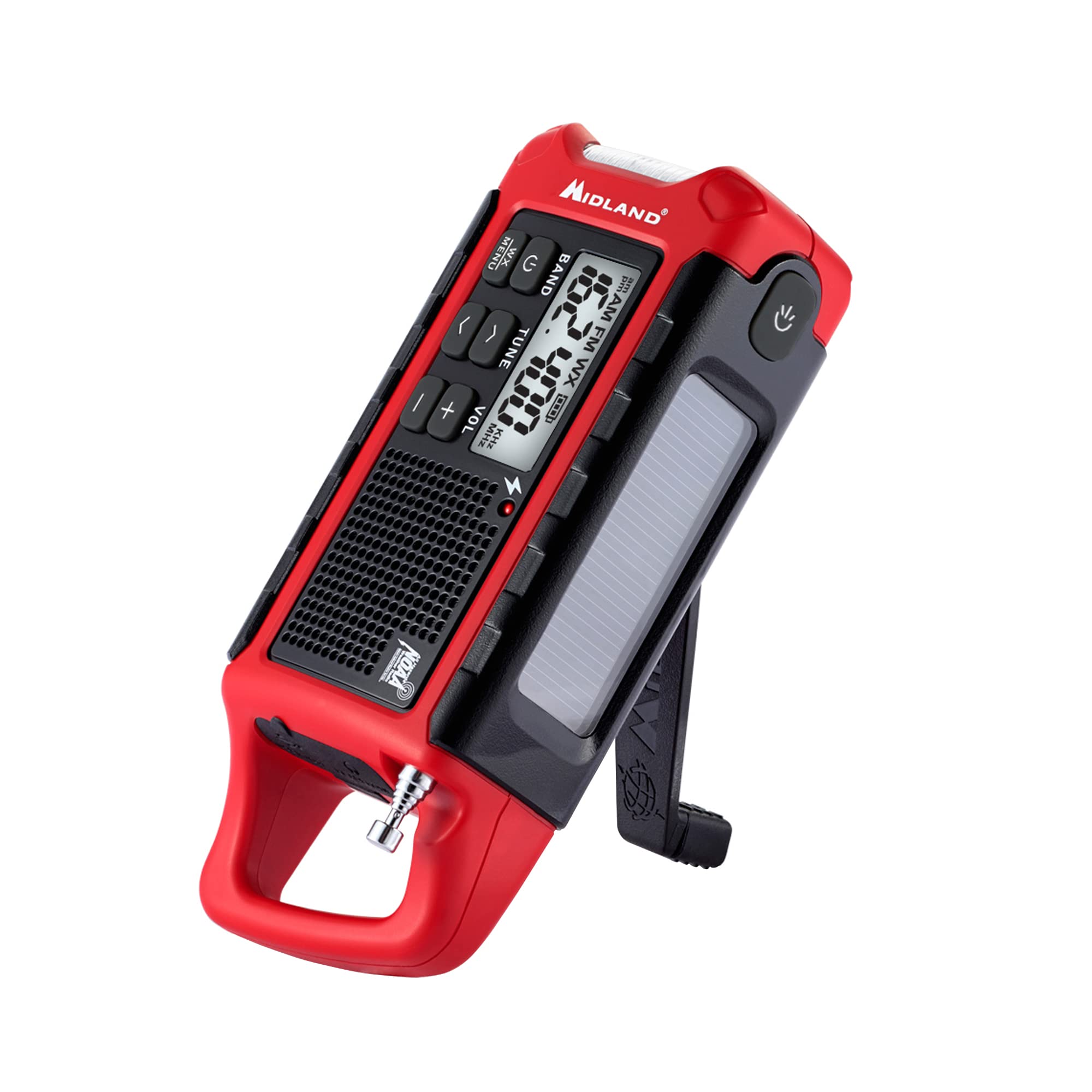 ポータブルプレーヤー E-READY Emergency Compact Crank Radio Midland ER210 E+READY Compact Emergency Crank Radio – MIDLAND