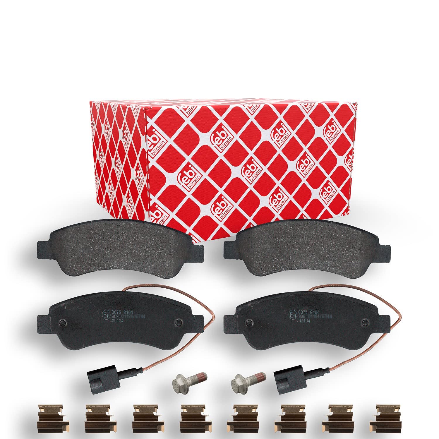 Febi Bilstein 16956 Kit Pastiglie Freno - 4