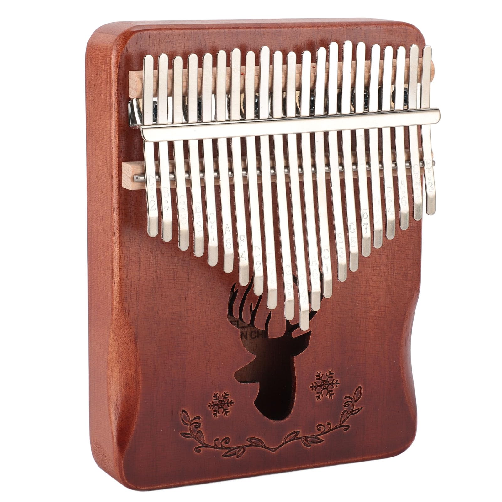 Kalimba Thumb Piano, Wygodna Konstrukcja, Doskonała jakość Dźwięku, Zaawansowane Grawerowanie, łatwe do Nauczenia się Dzięki Nutom Klawiatury, Idealny dla Początkujących
