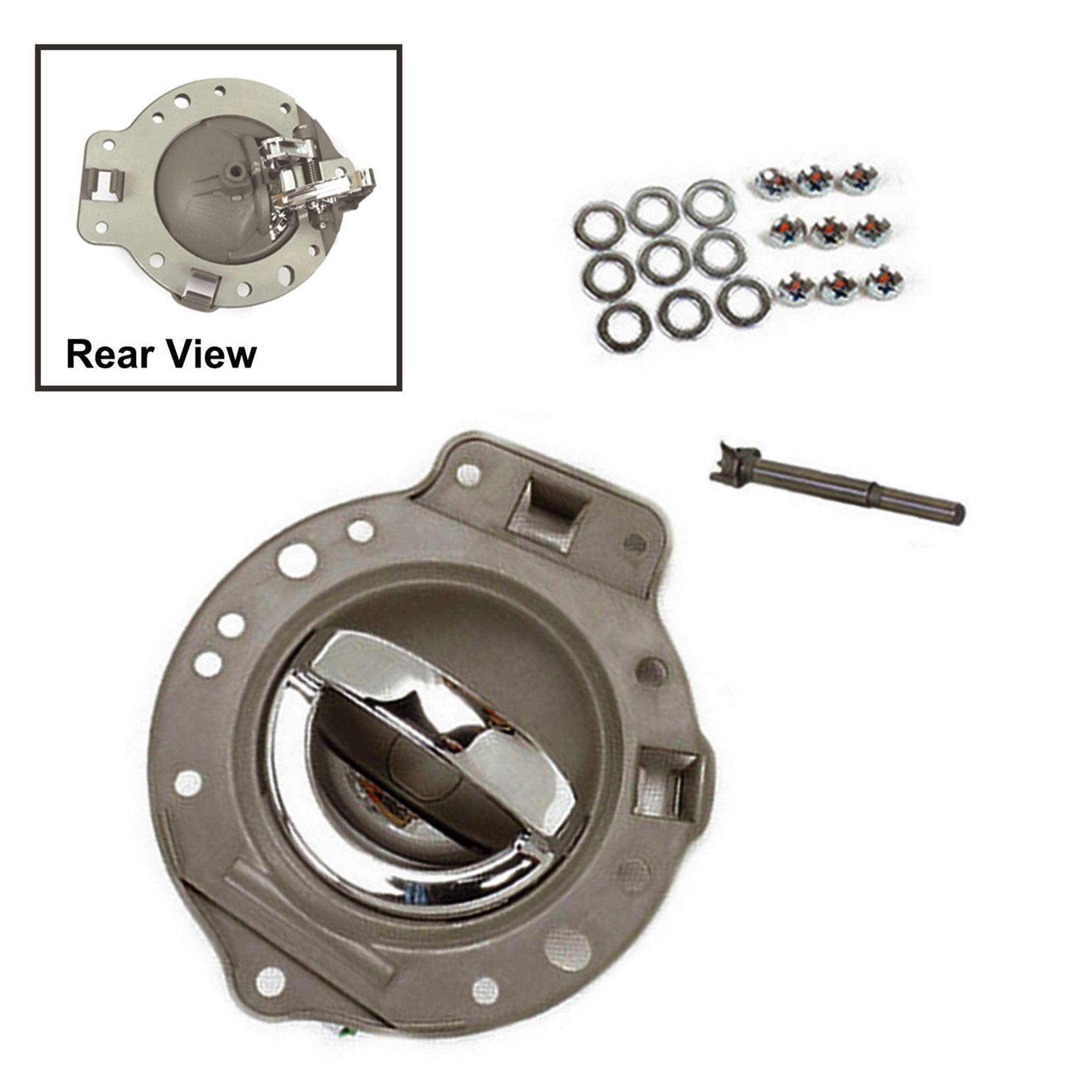 DNA MOTORING ZTL-Y-0231 Kit De Reparación De Tapa De Reposabrazos De Consola Central Compatible Con 06 08 Hombre I Series Pickup 04 12 Colorado