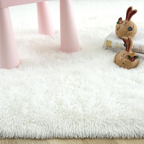 Miniatura 43 de Rostyle - Alfombras suaves y esponjosas para el dormitorio, sala de estar, alfombras peludas, alfombra de Navidad para niñas, niños, alfombras
