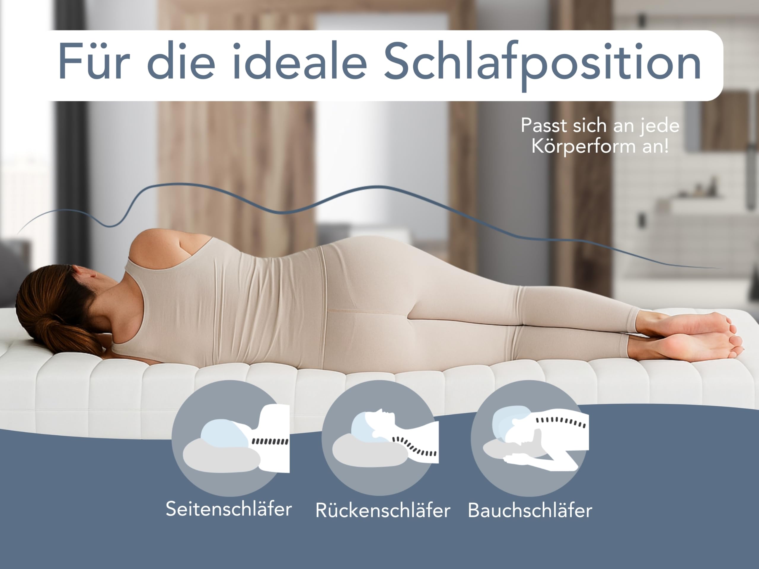 XDREAM Pure 7-Zonen Matratze 180x200 cm | H3 (Härtegrad 3) weich | Ergonomische Kaltschaummatratze | Hypoallergen & Antibakteriell | Bezug abnehmbar & waschbar | Öko-TEX® | (11cm, 180 x 200 cm)