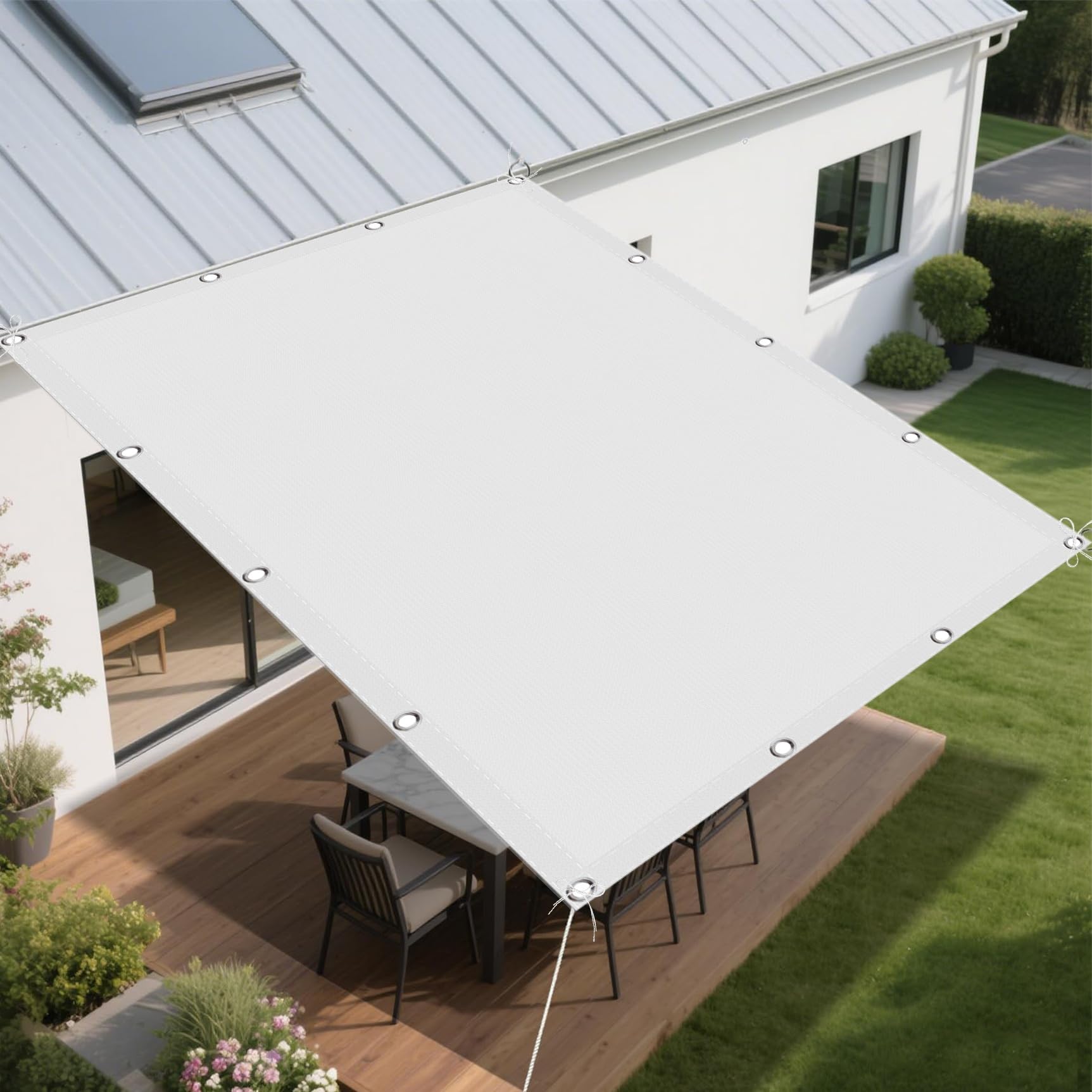 Filet d'ombrage résistant à la déchirure pour terrasse anti UV