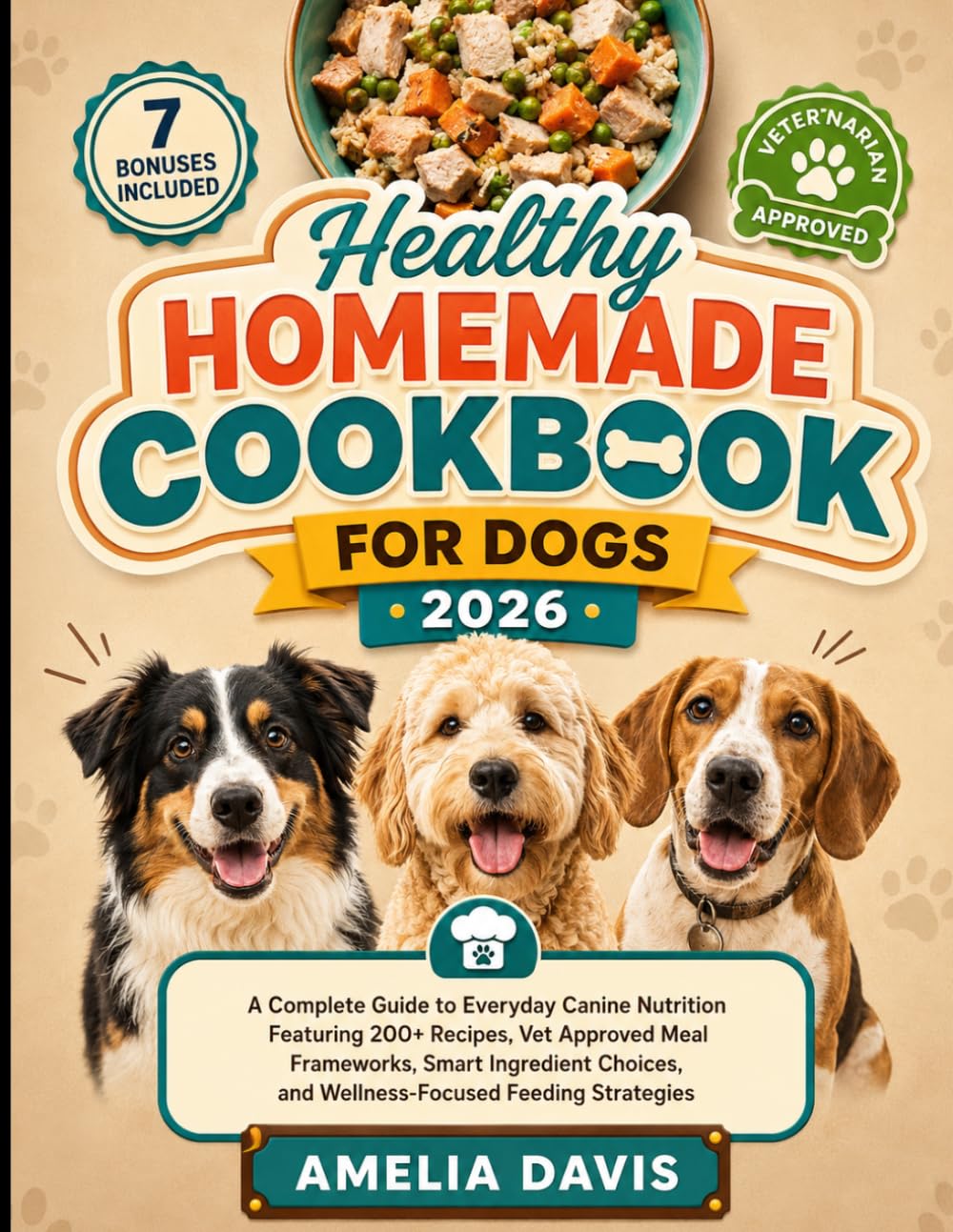 Healthy Homemade Cookbook For Dogs 2026: A Complete Guide to Everyday Canine Nutrition Featuring 200+ Recipes, Vet Approved Meal Frameworks, Smart ... Davis's Wholesome Recipes for Dogs Series)