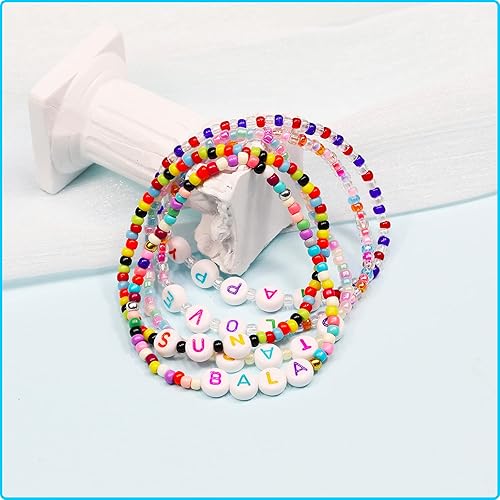 Miniatura 6 de BALABEAD Cuentas de semillas sueltas de color negro opaco, alrededor de 4000 piezas en caja 80 de vidrio para hacer joyas, agujero de 0.028 in