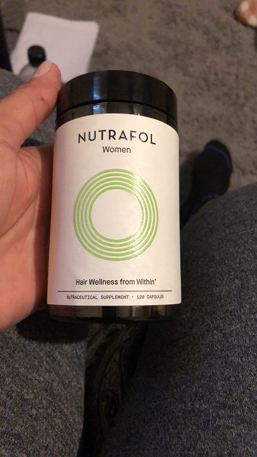 Nutrafol Women's Hair Growth Supplements, Dermatologist Recommended, Ages 18-44, Clinically Proven for Visibly Thicker and Stronger Hair - 2 Month Supply, Pack of 2 4 capsules