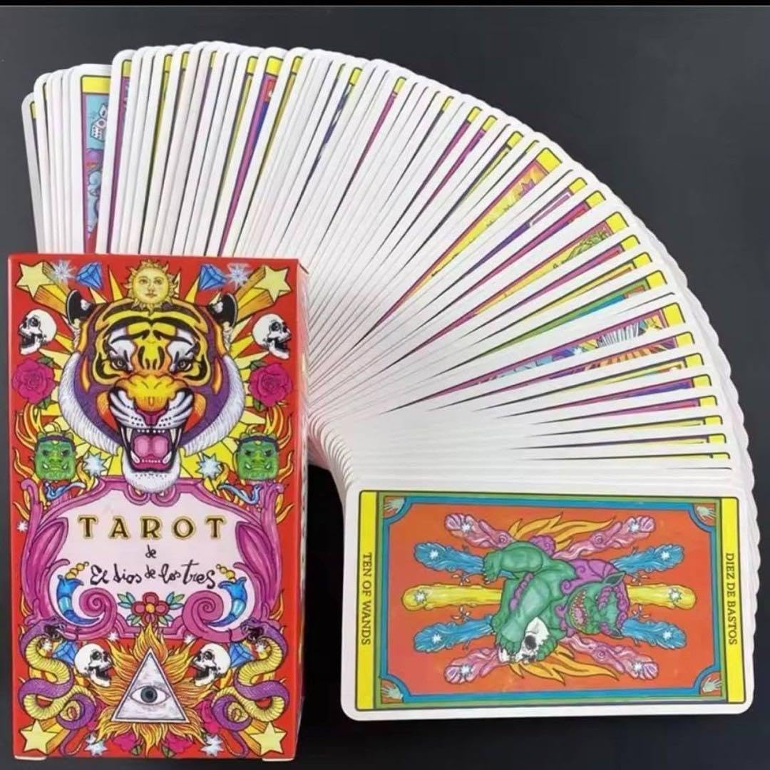 Amazon.co.jp: ピンク タロットカード トラ オラクルカード タイガー