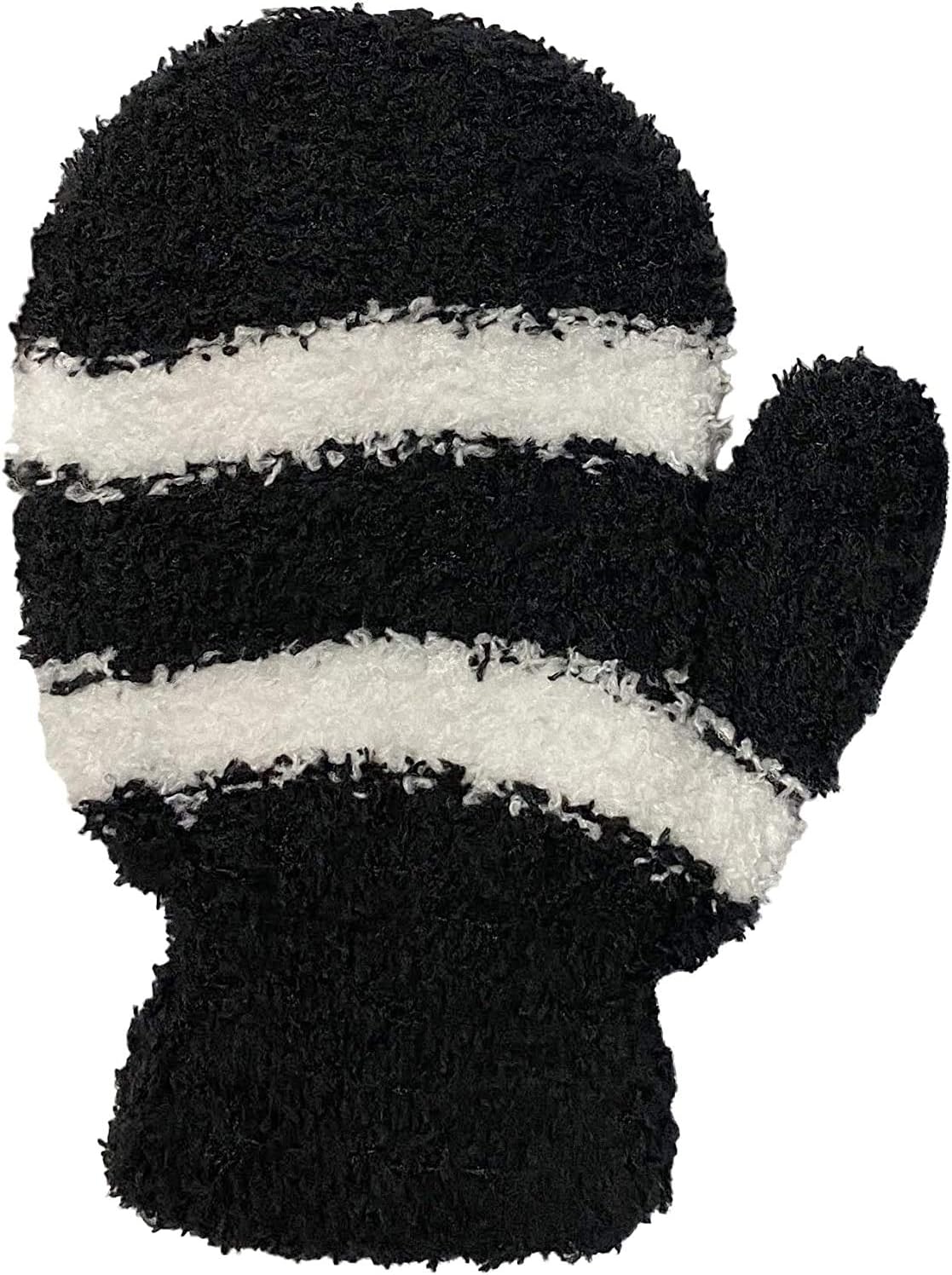 Yacht & Smith Case Pack of 96 Pairs Kids Gloves & Mittens in Bulk, Winter Striped Children Age 3-8