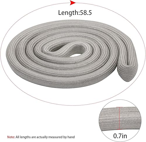 Miniatura 3 de W10906683 Reemplazar sellos de puerta de secadora compatibles con Whirlpool, Maytag Secadora Sellos