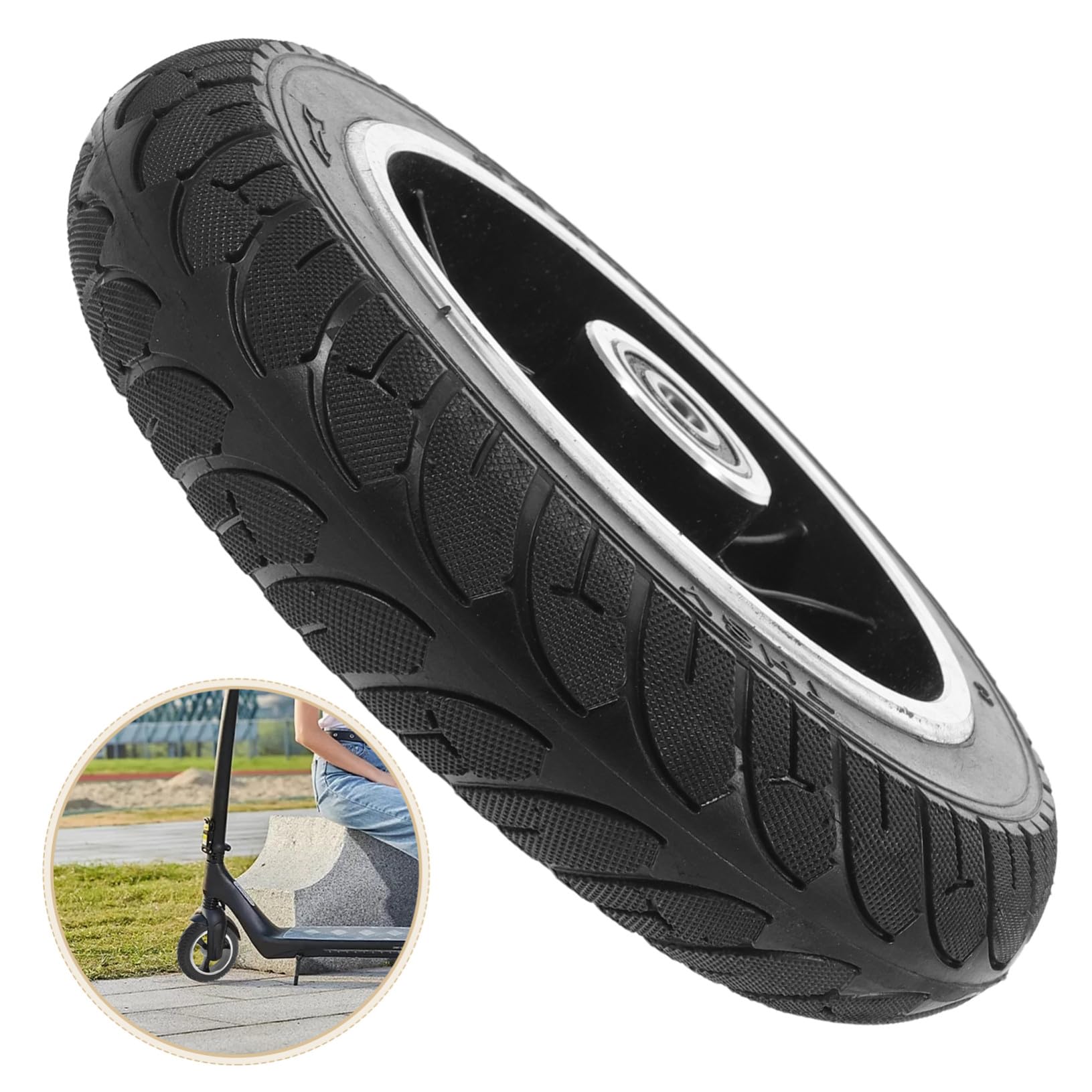 Pneus Pour Skateboard Électrique Trottinette Électrique Pneus Pleins De Remplacement Roues De Scooter