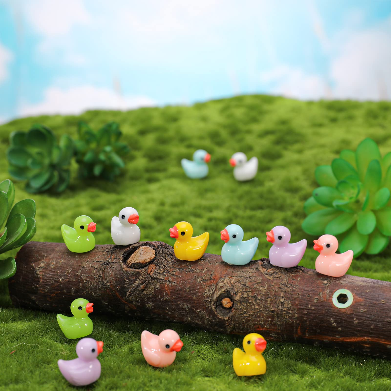 100 Mini Anatre In Resina Per Giardino Fatato - Piccole Figure Di Plastica Da Nascondere, Micro Decorazioni Per Terrari E Regali