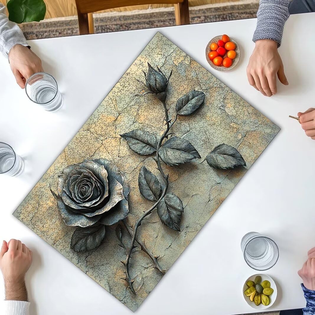 Różowa Puzzle 2000 Pieces Puzzle Prezent Kobiety, Decor -8590