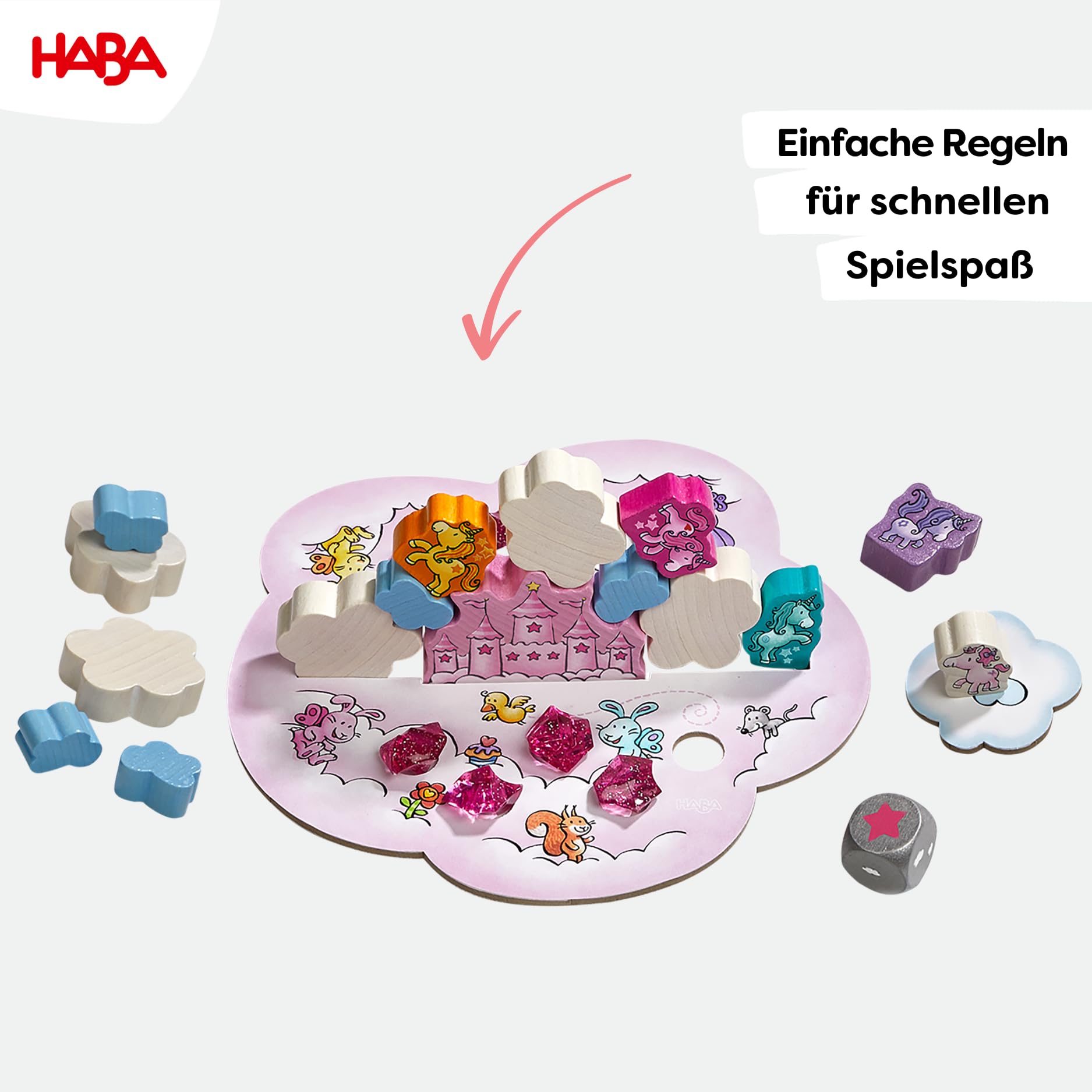 Einhorn Glitzerglück - Wolkenstapelei