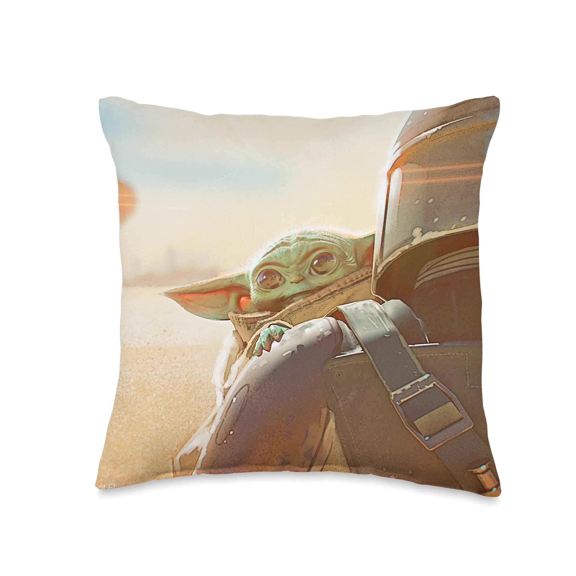 Coussin Star Wars The Mandalorian L'Enfant Oreiller de Lit Décoration Chambre Pop Culture