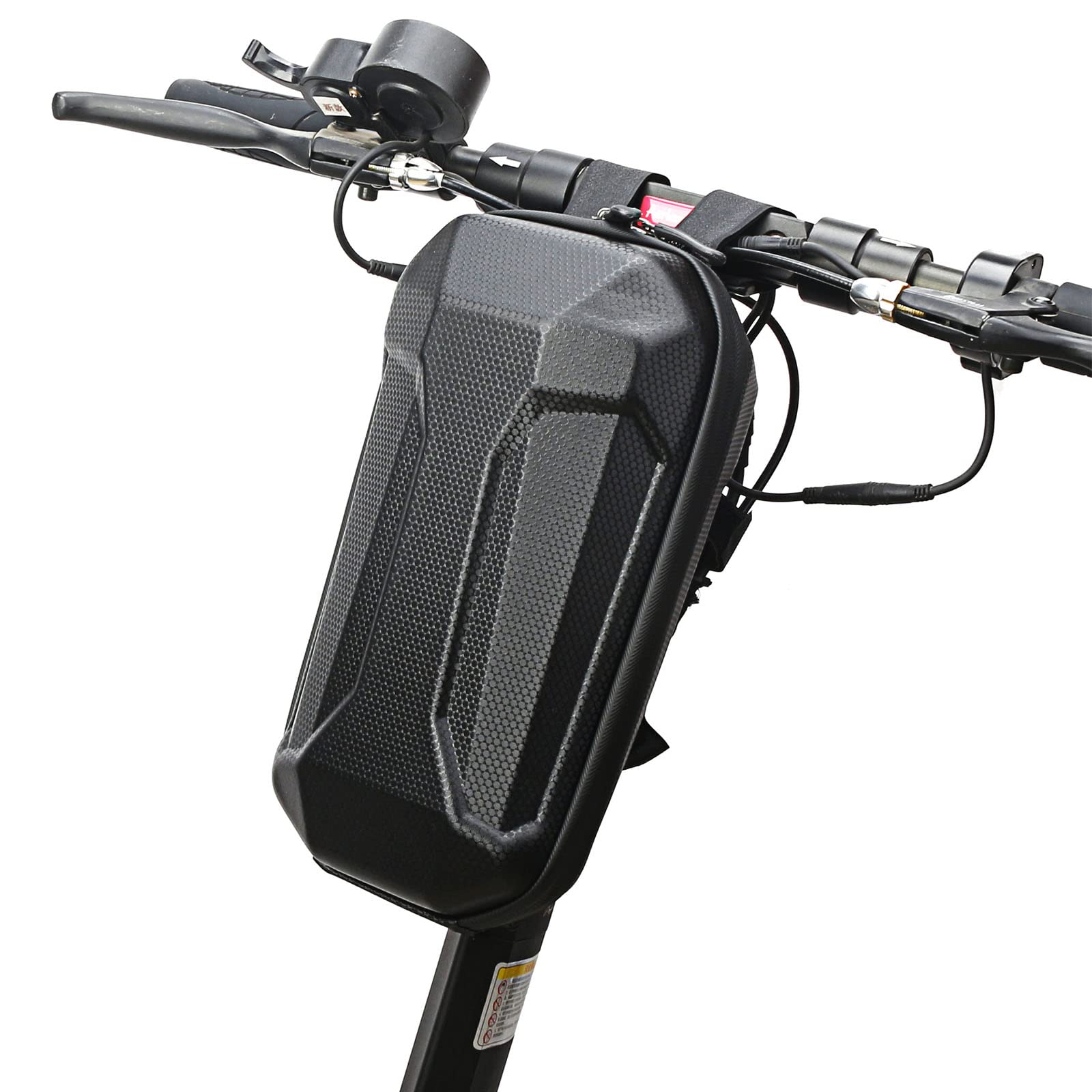 Arabest Hard Shell EVA Waterproof Scooter Handlebar Bag - Front Hanging Storage for Electric Kick Scooters, Balance Bikes and Folding Bikes