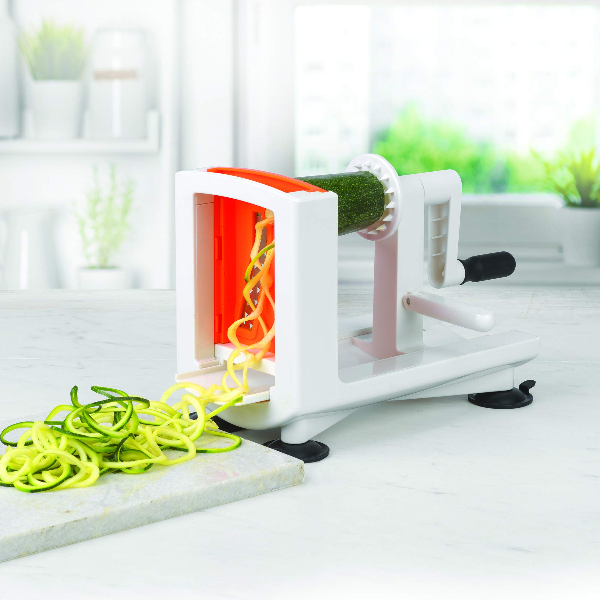 GC Tools & ‿Gadgets 10806 Coupe-légumes en plastique avec lames interchangeables Blanc