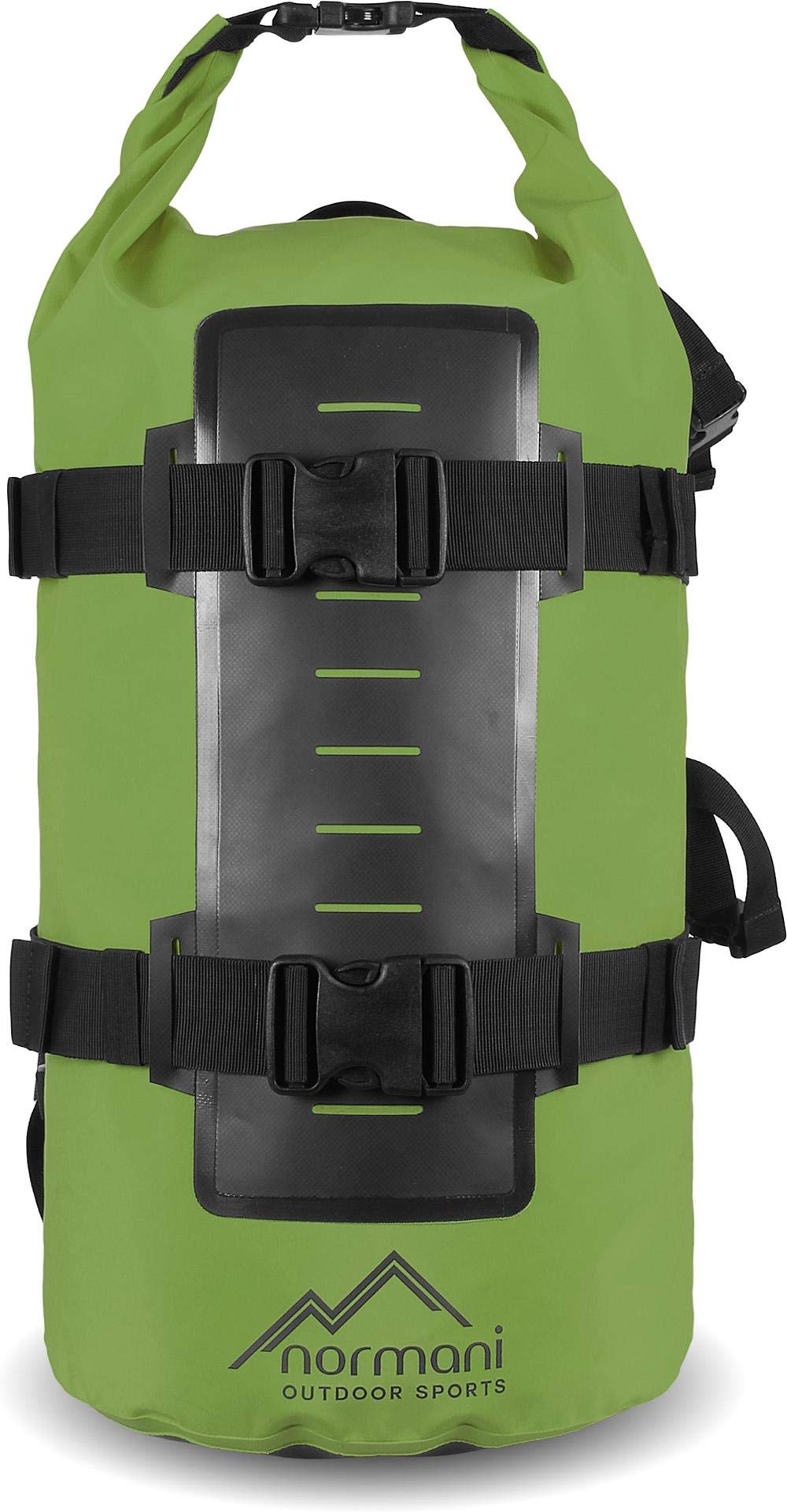 normani Rucksack Wasserdichter Trekking-Rucksack aus LKW-Plane, 40 Liter