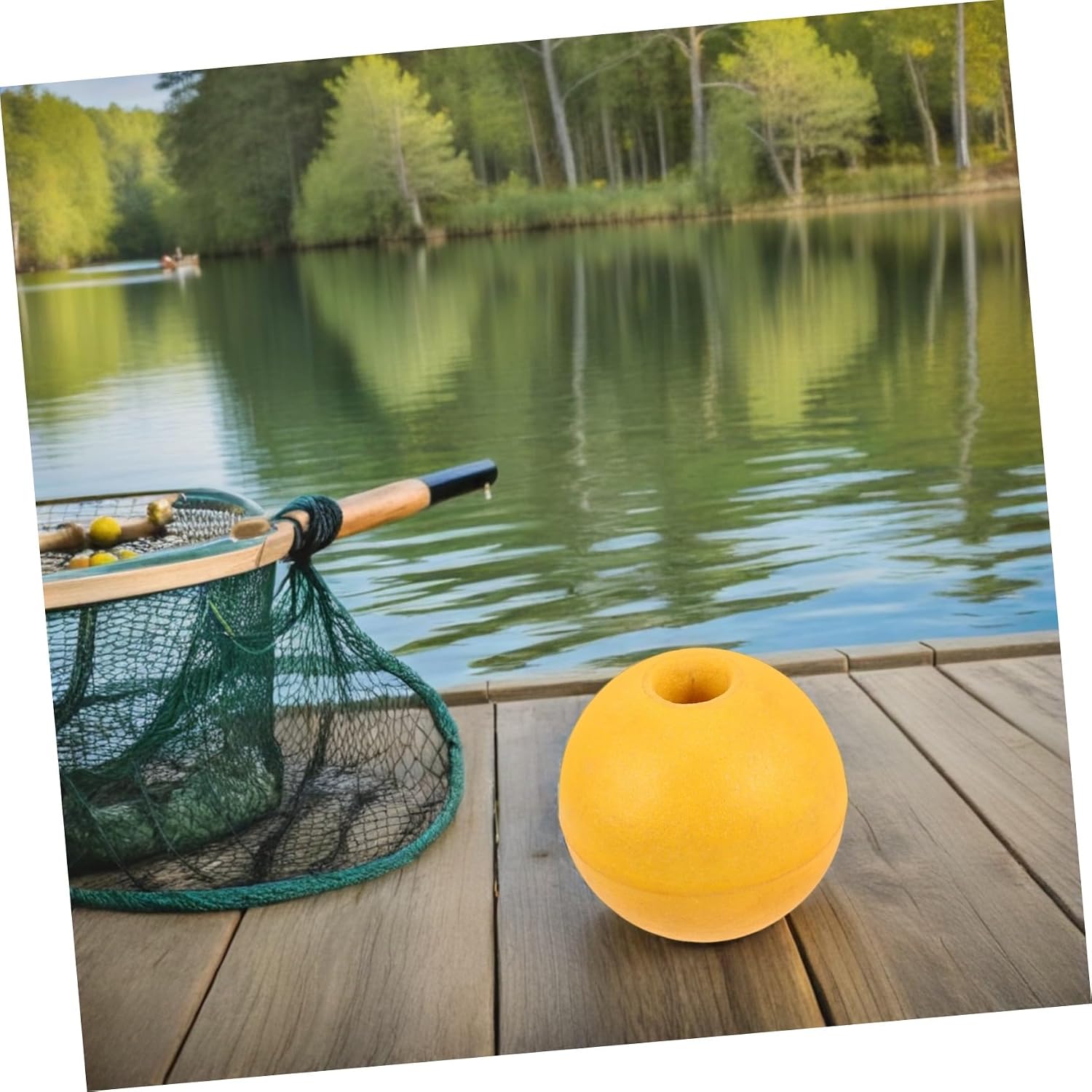 TOYANDONA 4pcs Foam Floats Deep Water Buoys for Kayaks Boats Fishing Crabbing Pool Marker Buoys UV Resistant Safety High Visibility Accessories