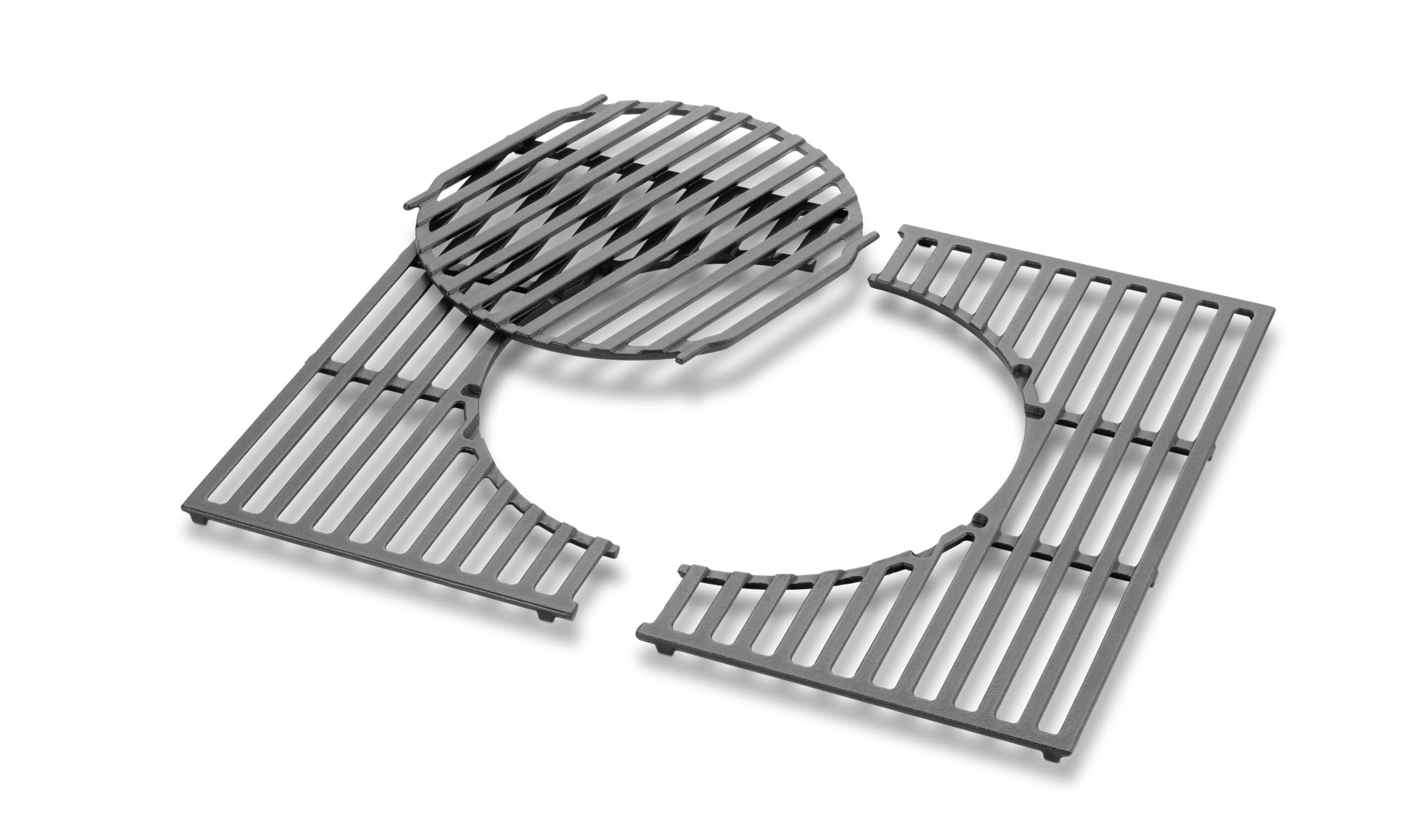 Weber Griglie di Cottura per Spirit Serie 200 e 300 (dal 2025) e Serie 200 (Prima del 2025) / in ghisa, Sistema Gourmet BBQ, Calore Uniforme, robuste e Facili da Pulire – Nero (8846)