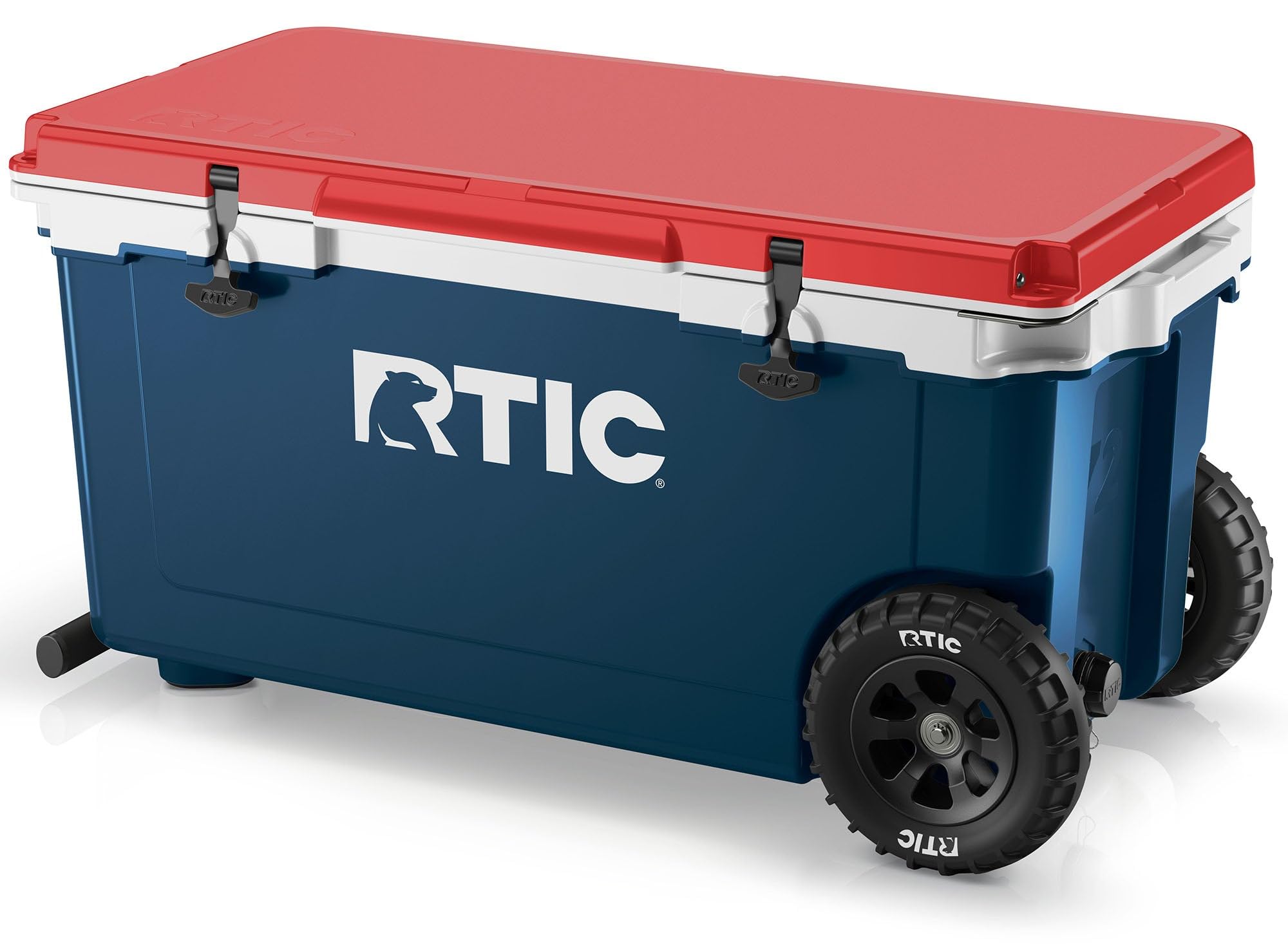 RTIC 72 Quart Ultra-Light Wheeled Cooler Hard Insulated Portable Ice Chest Box for Beach, Drink, Beverage, Camping, Picnic, Fishing, Boat, Barbecue,
