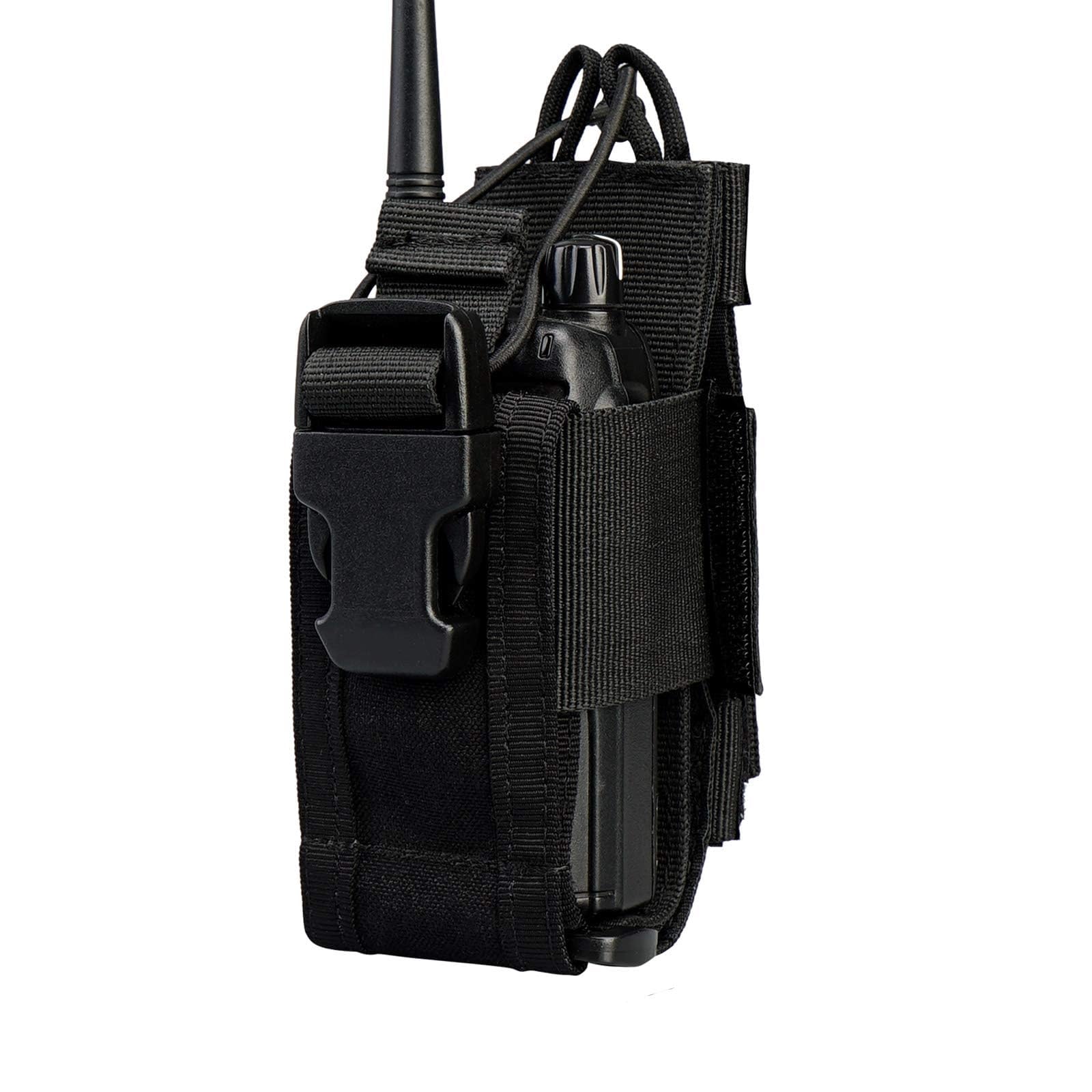 VIPERADE Radio Holster for BaoFeng MOLLE Radio Pouch Horizontal & Vertical Carry for Duty Belt Walkie Talkie Holder for Tactical Vest Backpack