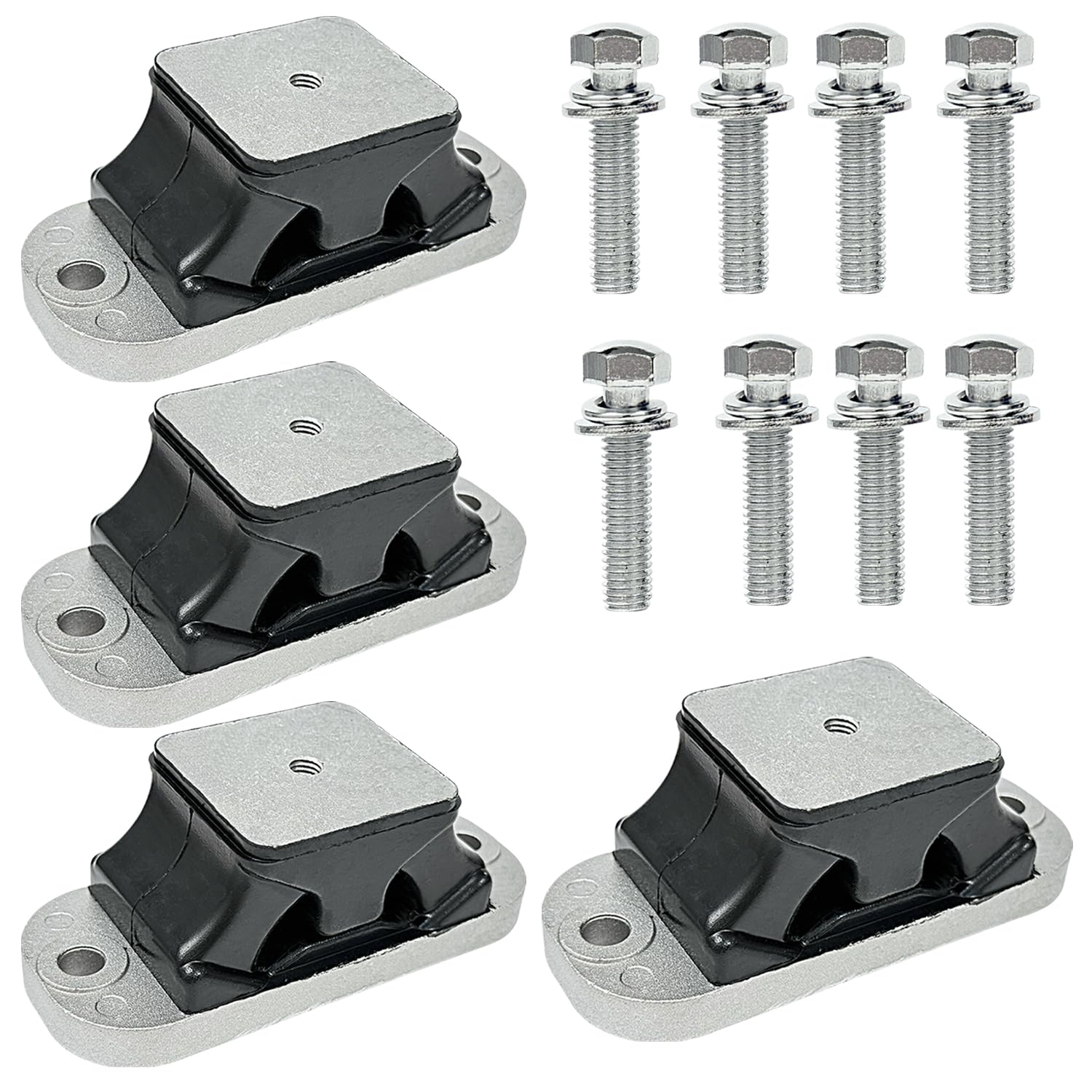 Engine Motor Mount Rubber Bracket Fit for Yamaha FX140 WaveRunner EXR ER1050 FX FB1800 FA1800 FX1800 FX1000 FB1800A VX VX1050C VX1100 OEM# 67X-44517-10-00-4 Pack-image-48