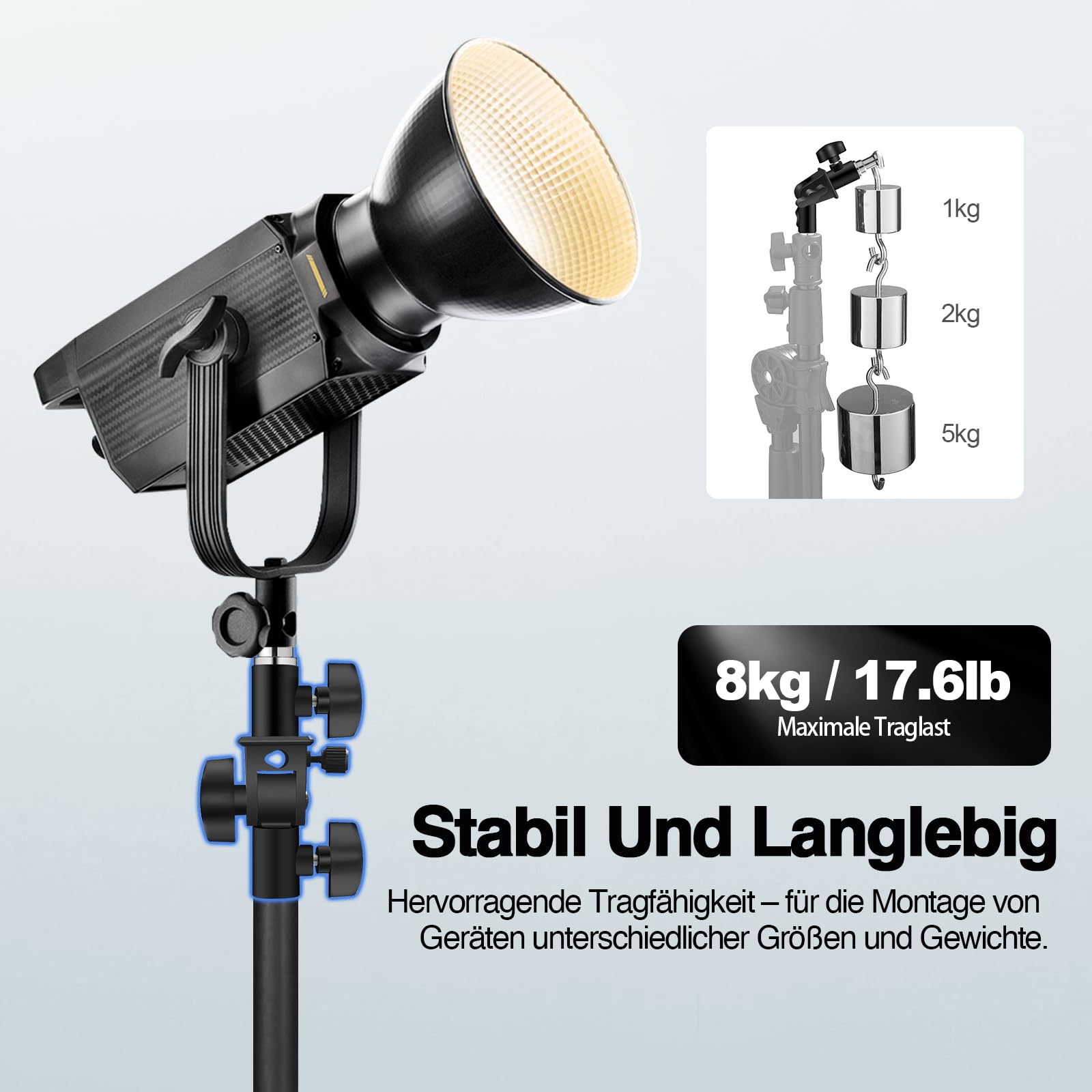 Wellmaking 2er-Set U-förmiger Neigungsadapter für sowohl Schirmständer als auch Lampenstative, mit Standard-1/4"-auf-3/8"-Metall-Schraubanschluss (Außengewinde) und Blitzschuh-/Kaltschuhadapter